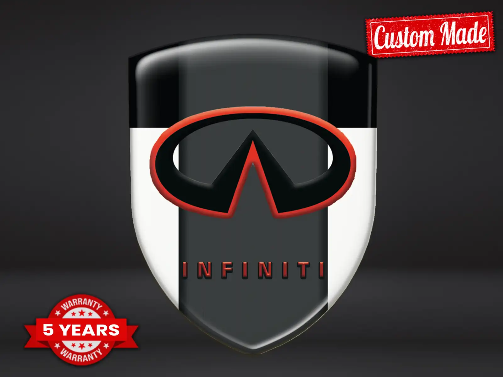 Infiniti Stickers Pare-Brise Perso Style Max Pro Résistant